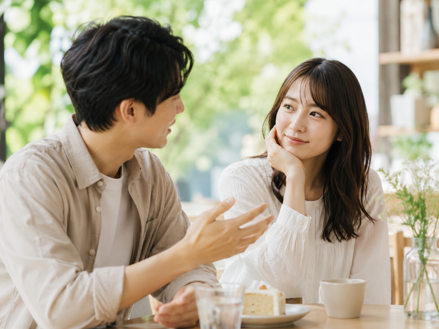 約會中主動提問、專注聆聽對方分享